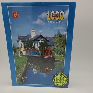 Karmin Timmy 1000 Pcs "Sightseeing" Puzzle Glow in the Dark 19x29 Boat River